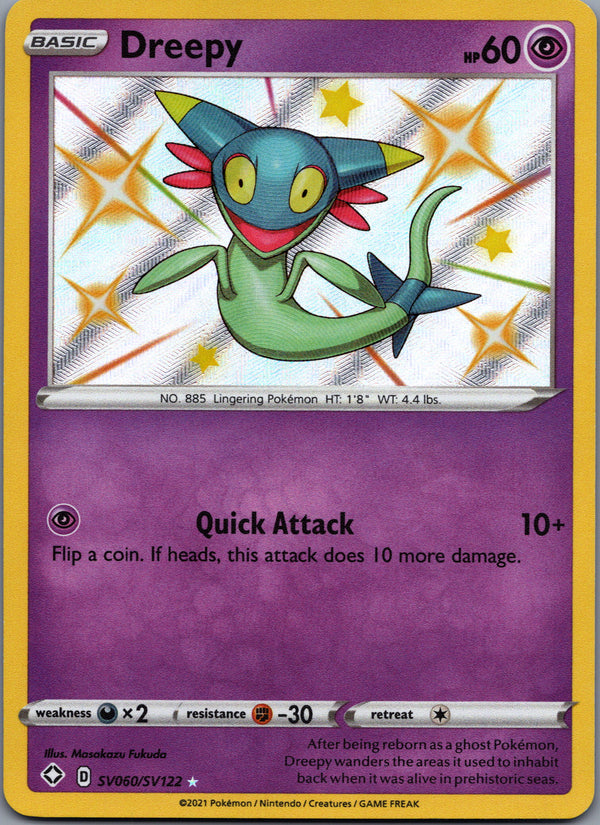 SV060 Dreepy Shining Fates Rare Shiny Near Mint