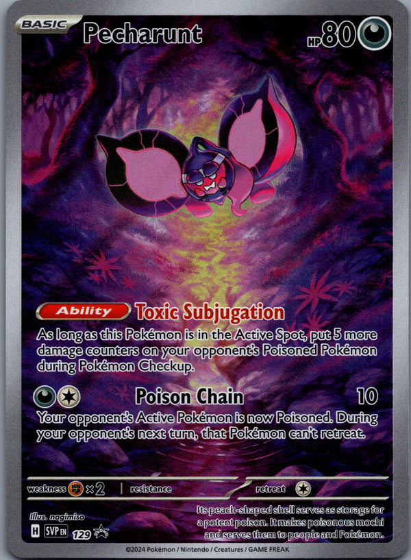 129 Pecharunt SV Black Star Promos Promo Near Mint