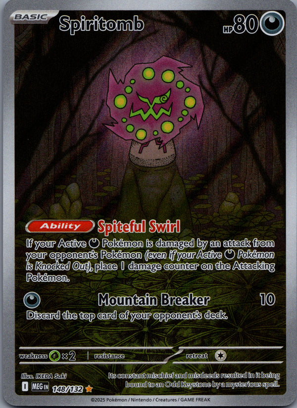 148 Spiritomb Mega Evolution Illustration Rare Near Mint