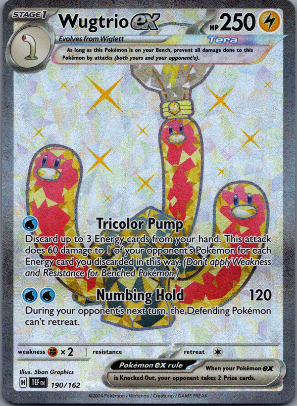 190 Wugtrio ex Temporal Forces Ultra Rare Near Mint