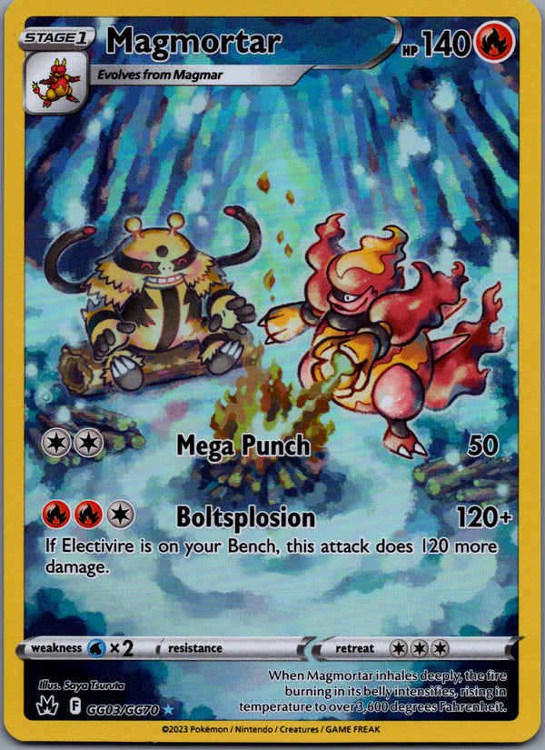 GG03 Magmortar Crown Zenith Rare Holo Near Mint