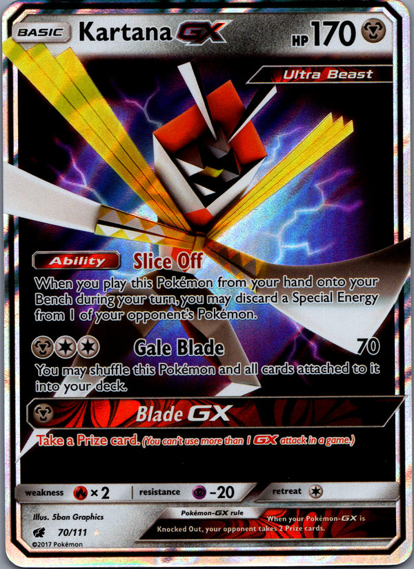 070 Kartana-GX Crimson Invasion Rare Holo GX Near Mint