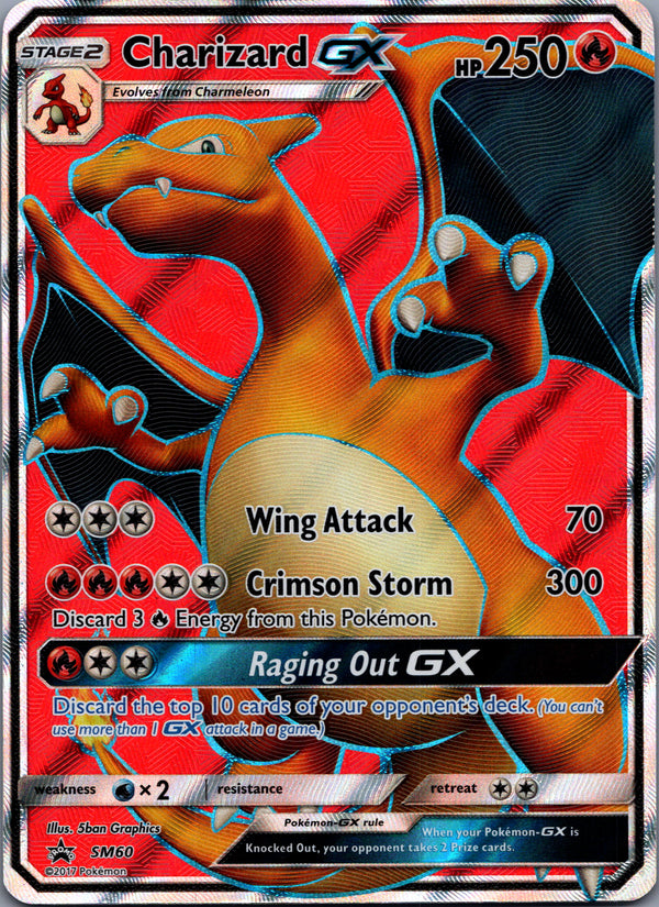 SM60 Charizard-GX SM Black Star Promos Promo Moderately Played