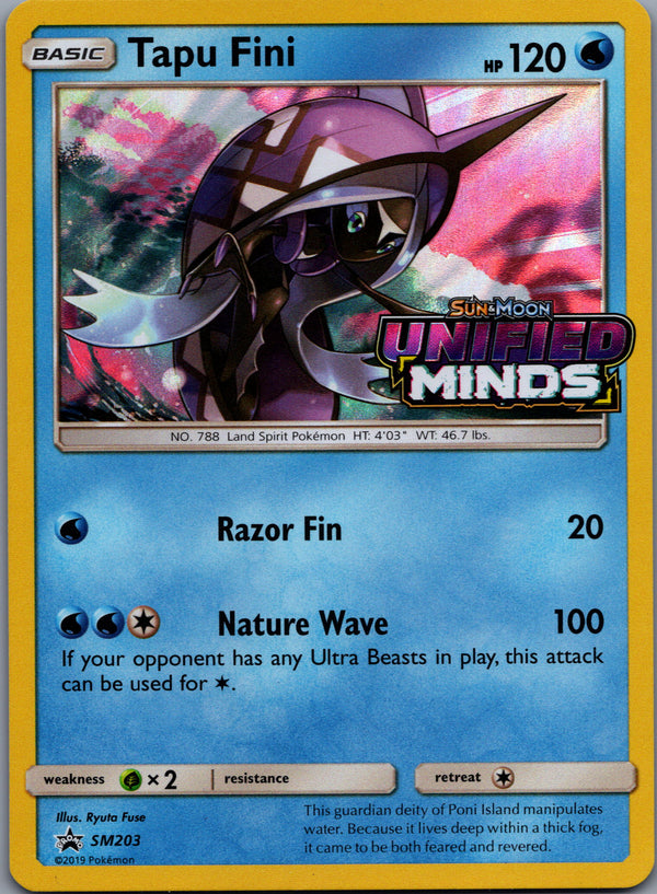 SM203 Tapu Fini SM Black Star Promos Promo Lightly Played