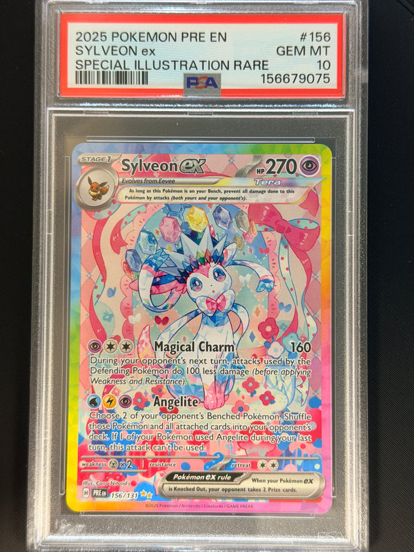 156 Sylveon ex Prismatic Evolutions Special Illustration Rare PSA 10