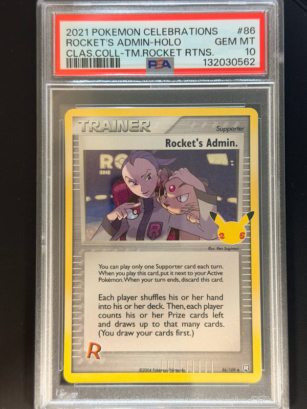 086 Rocket's Admin Celebrations -- PSA 10