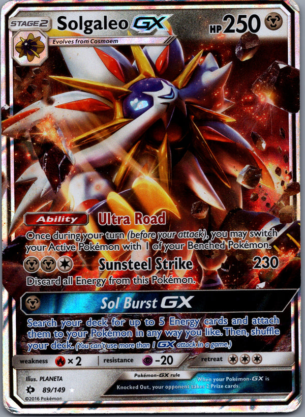 089 Solgaleo-GX Sun & Moon Rare Holo GX HP