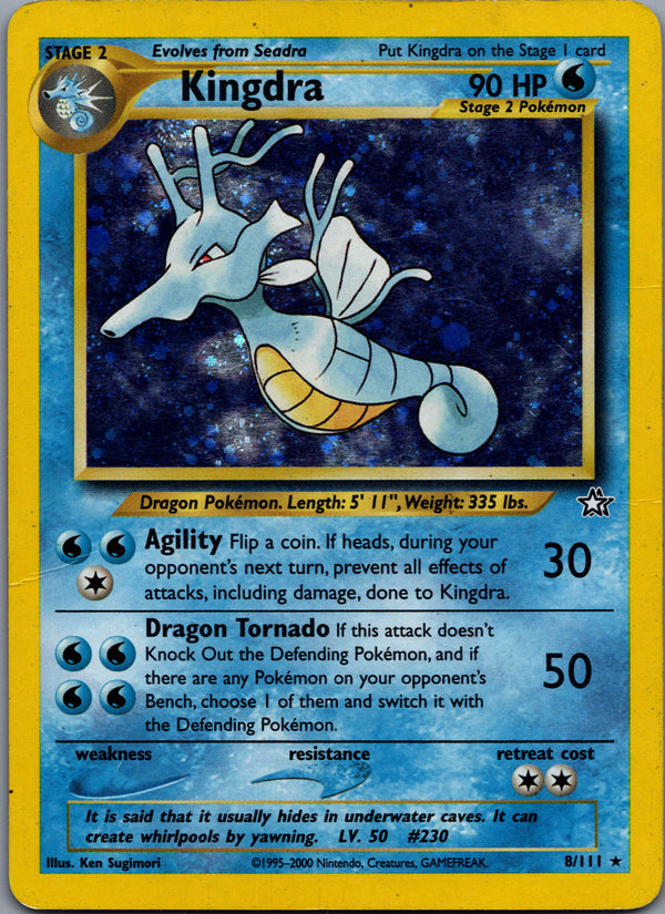 008 Kingdra Neo Genesis Rare Holo HP