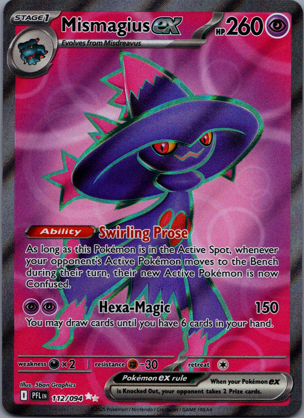112 Mismagius ex Phantasmal Flames Ultra Rare NM