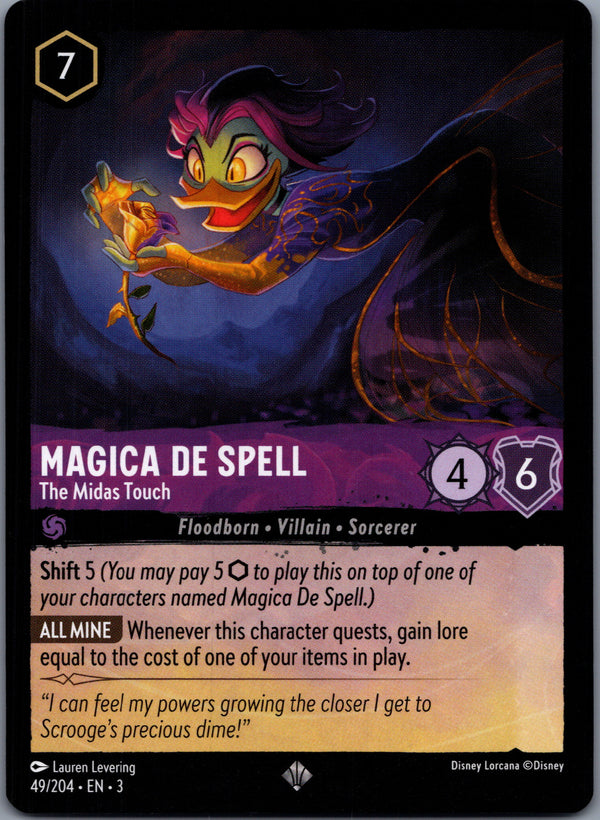 049 Magica De Spell - The Midas Touch Into the Inklands Super Rare NM