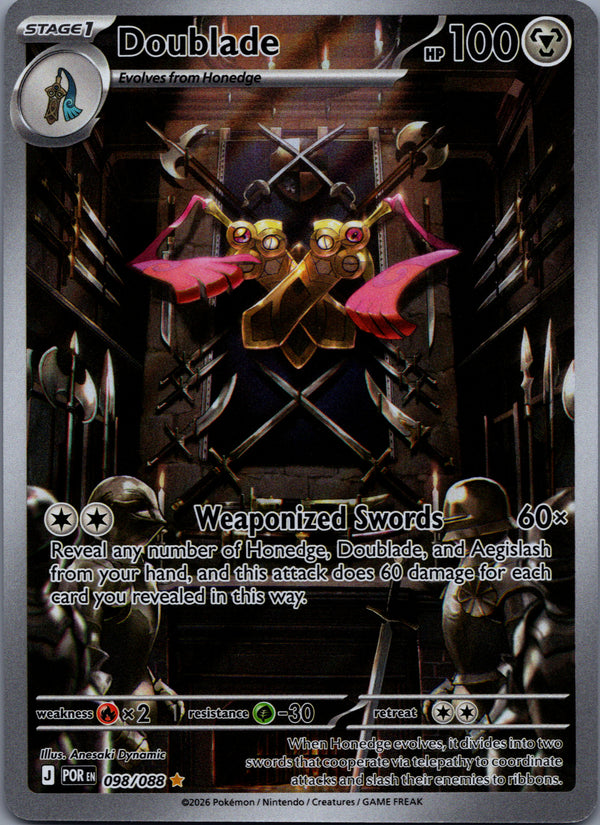 098 Doublade Perfect Order Illustration Rare NM