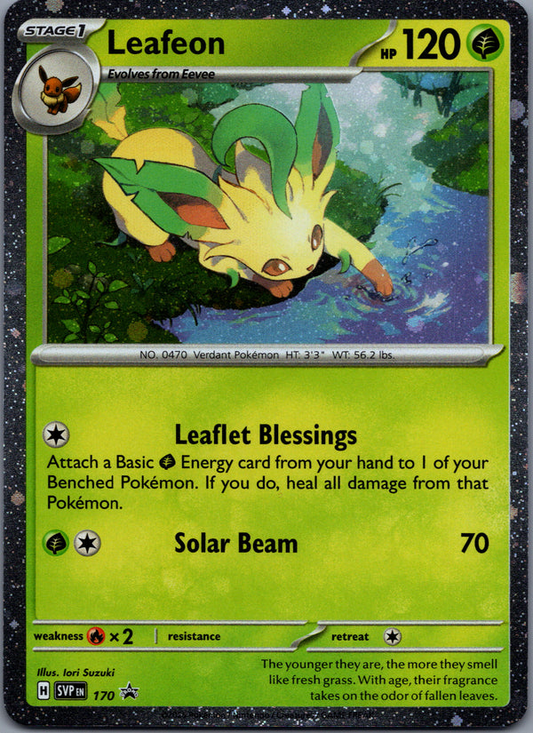 170 Leafeon SV Black Star Promos Promo NM