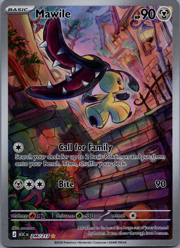 246 Mawile Ascended Heroes Illustration Rare NM