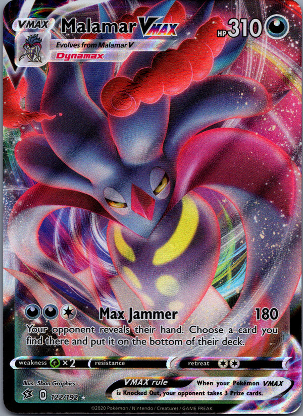 122 Malamar VMAX Rebel Clash Holo Rare VMAX NM