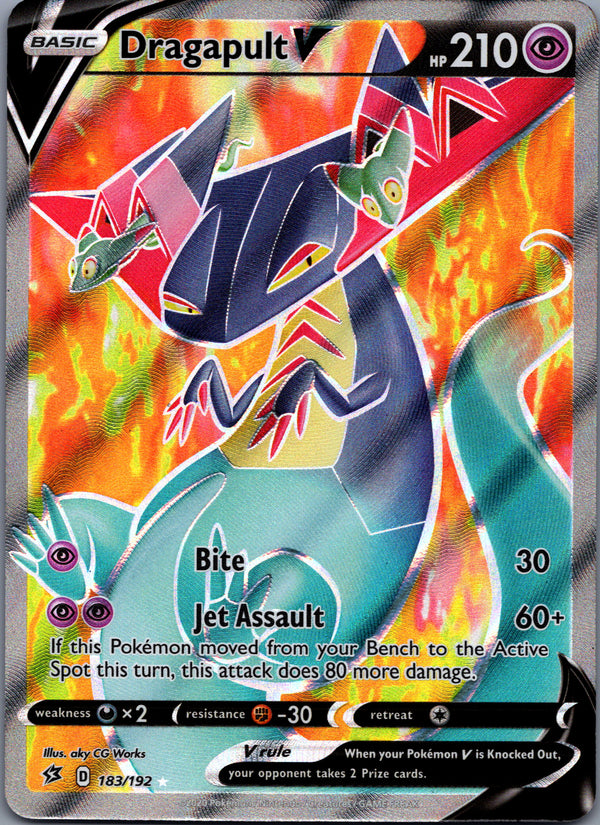 183 Dragapult V Rebel Clash Rare Ultra NM