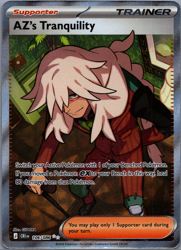106 AZ's Tranquility Chaos Rising Ultra Rare NM