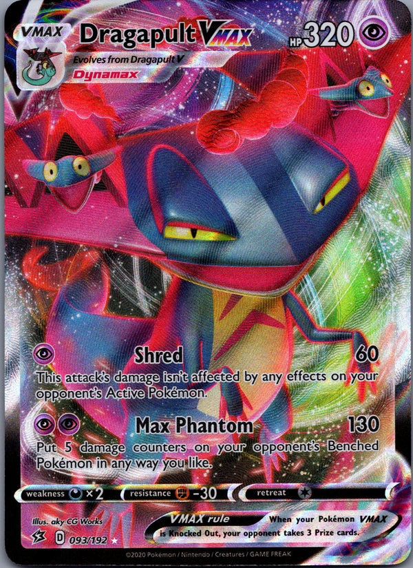 093 Dragapult VMAX Rebel Clash Holo Rare VMAX NM
