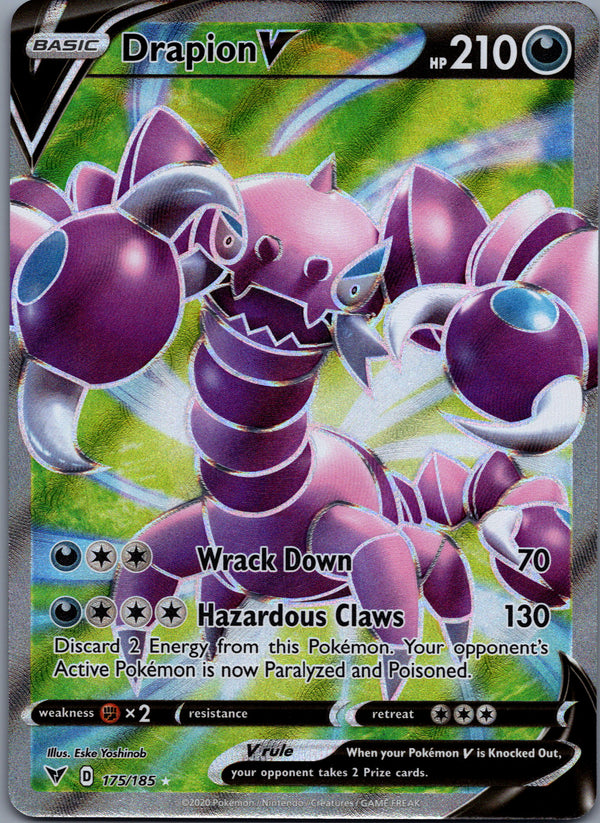 175 Drapion V Vivid Voltage Rare Ultra NM