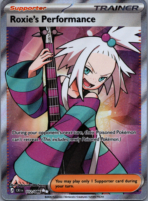 112 Roxie's Performance Chaos Rising Ultra Rare NM