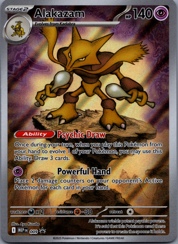 009 Alakazam ME Black Star Promos Promo NM