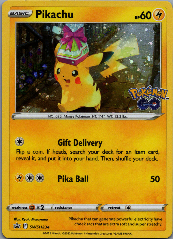 SWSH234 Pikachu SWSH Black Star Promos Promo NM