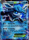 020 Glaceon-EX Fates Collide Rare Holo EX DMG