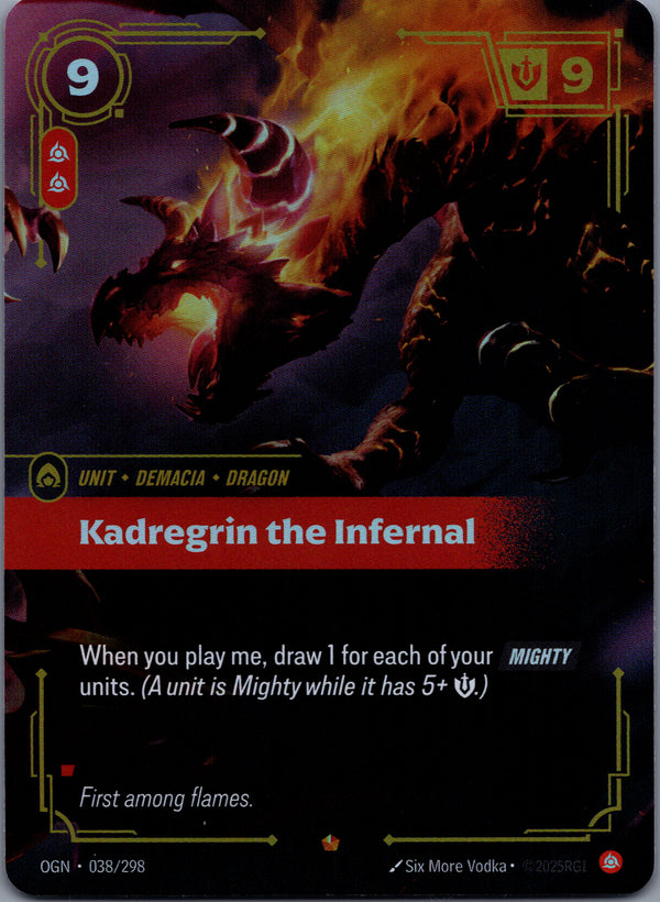 038 Kadregrin the Infernal Origins Epic NM