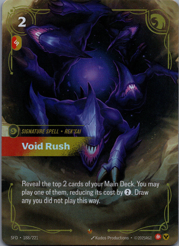 188 Void Rush Spiritforged Epic NM