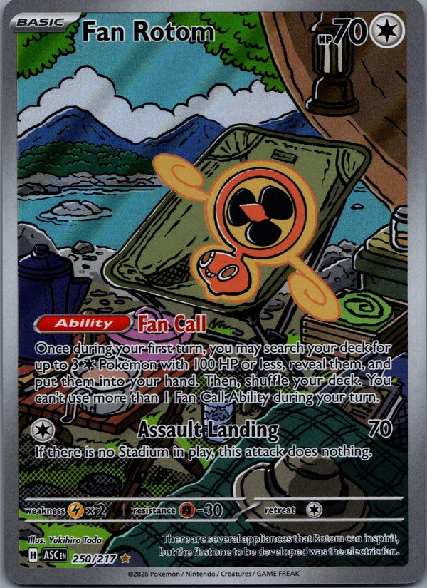 250 Fan Rotom Ascended Heroes Illustration Rare NM