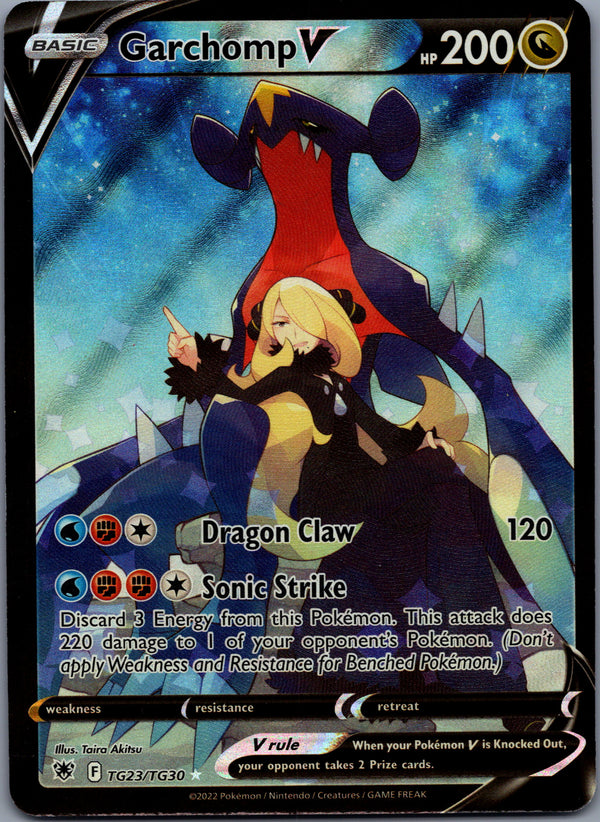 TG23 Garchomp V Astral Radiance Holo Rare V NM