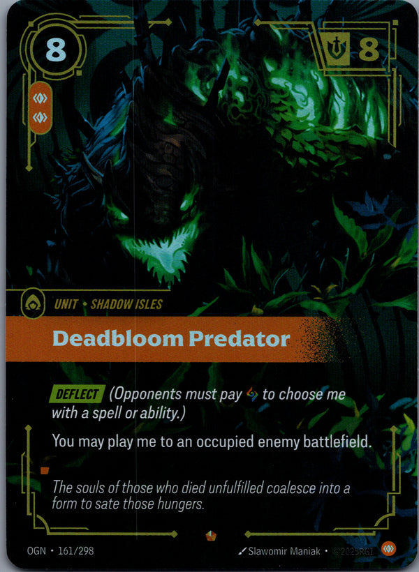 161 Deadbloom Predator Origins Epic NM