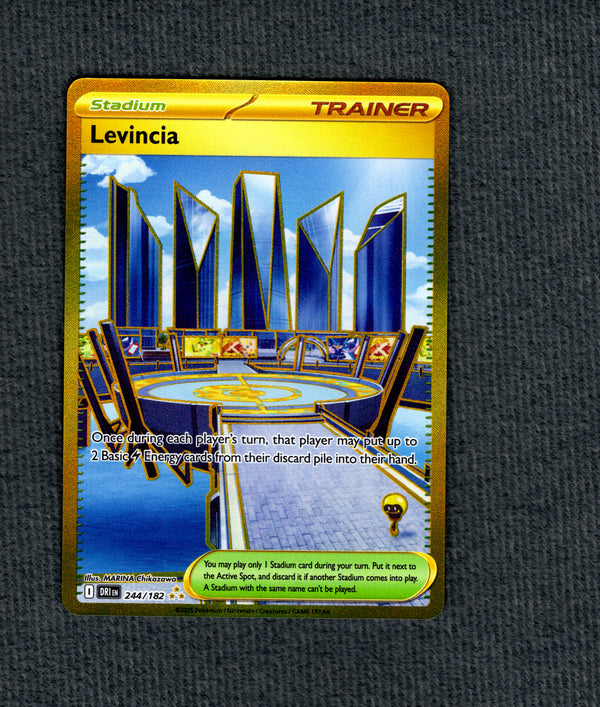 244 Levincia Destined Rivals Hyper Rare NM