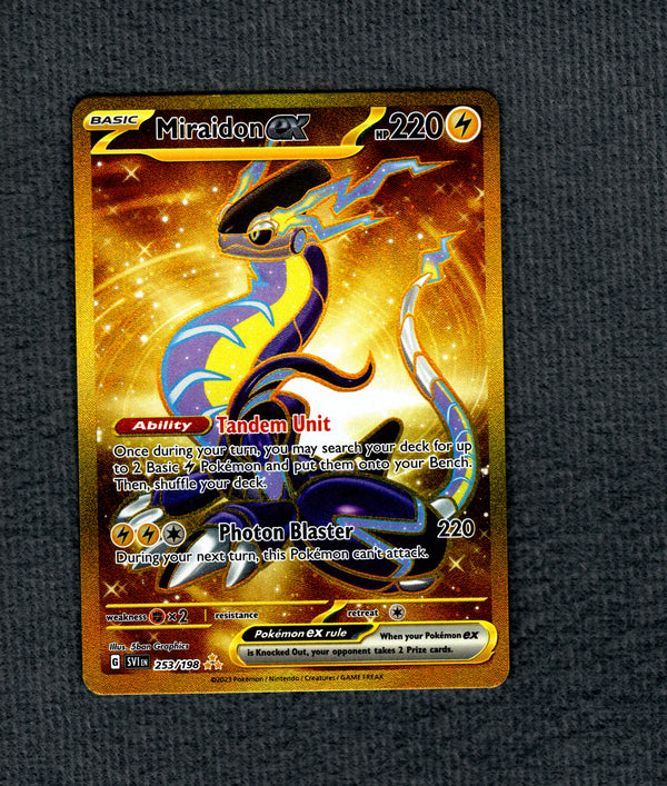 253 Miraidon ex Scarlet & Violet Hyper Rare NM