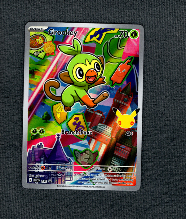 052 Grookey ME Black Star Promos Promo NM