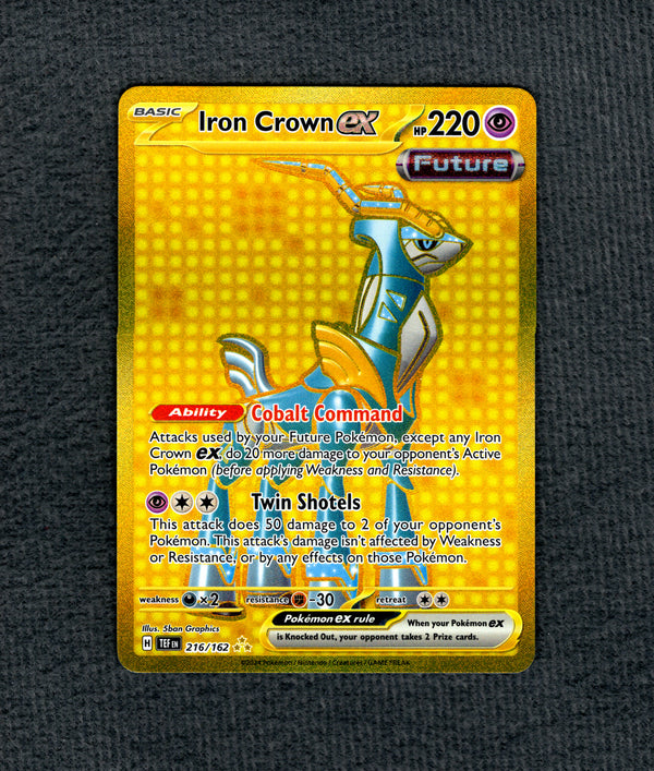 216 Iron Crown ex Temporal Forces Hyper Rare NM