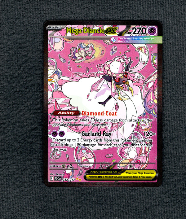 282 Mega Diancie ex Ascended Heroes Special Illustration Rare NM