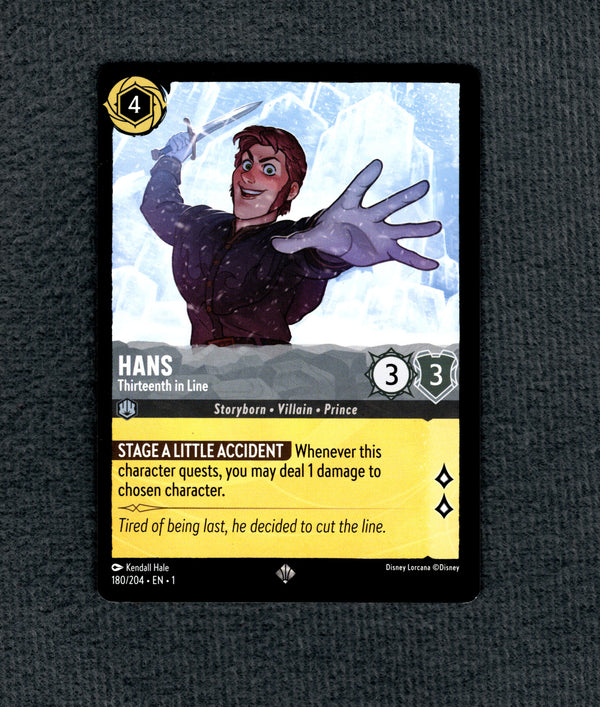 180 Hans - Thirteenth in Line The First Chapter Super Rare NM