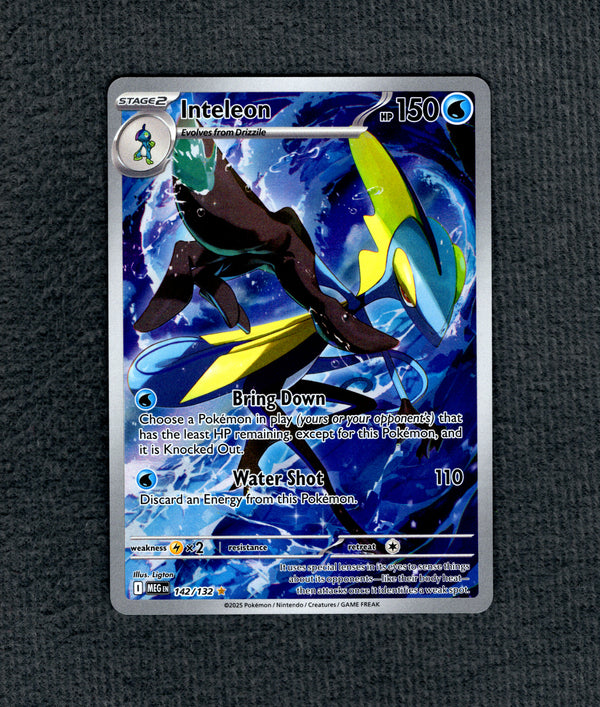 142 Inteleon Mega Evolution Illustration Rare NM