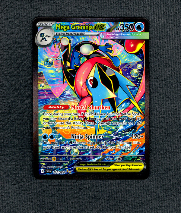 116 Mega Greninja ex Chaos Rising Special Illustration Rare NM