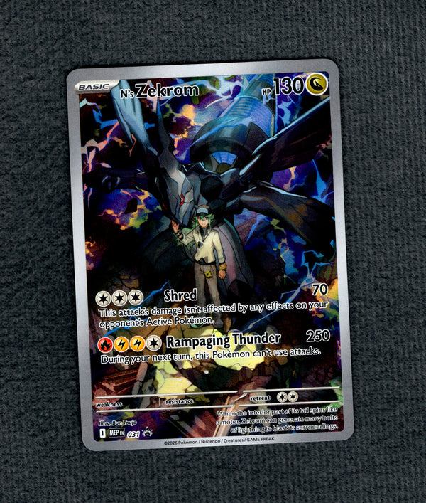 031 N's Zekrom ME Black Star Promos Promo NM