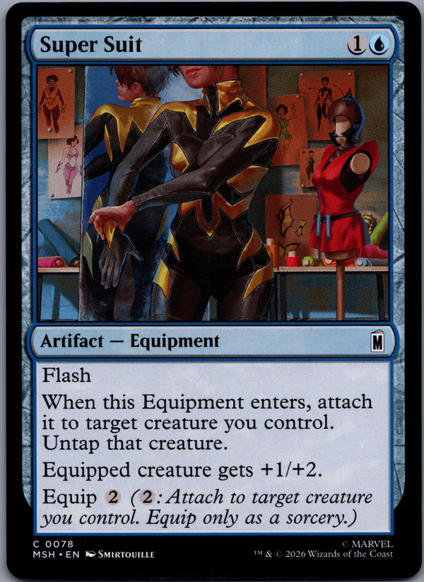 078 Super Suit Marvel Super Heroes Common Normal NM