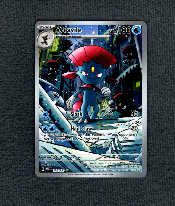 228 Weavile Ascended Heroes Illustration Rare NM