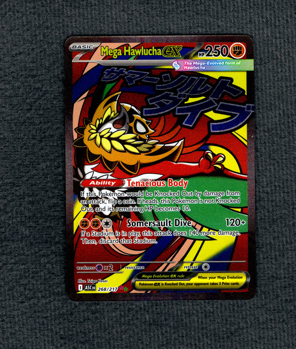 268 Mega Hawlucha ex Ascended Heroes Mega Attack Rare NM