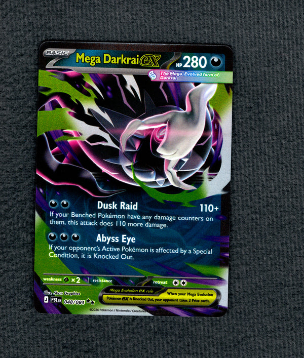 048 Mega Darkrai ex Pitch Black Double Rare NM