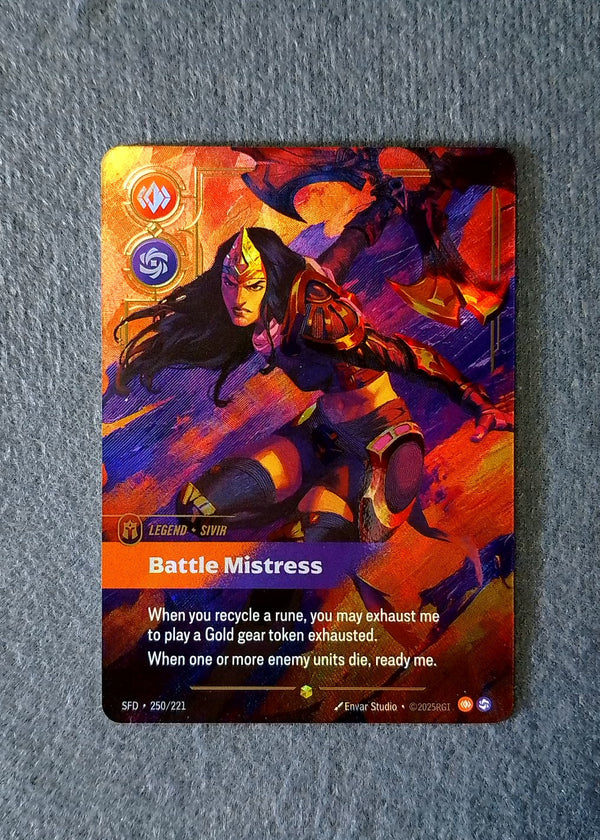 250 Sivir - Battle Mistress Spiritforged Showcase NM