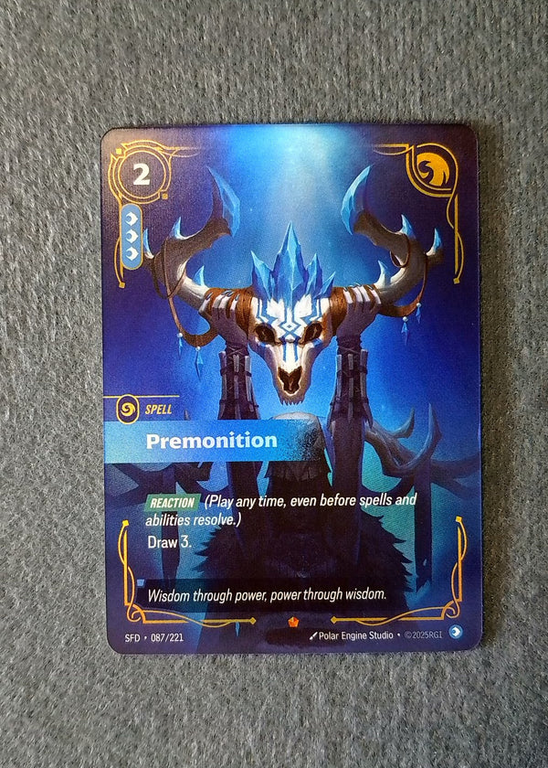 087 Premonition Spiritforged Epic NM