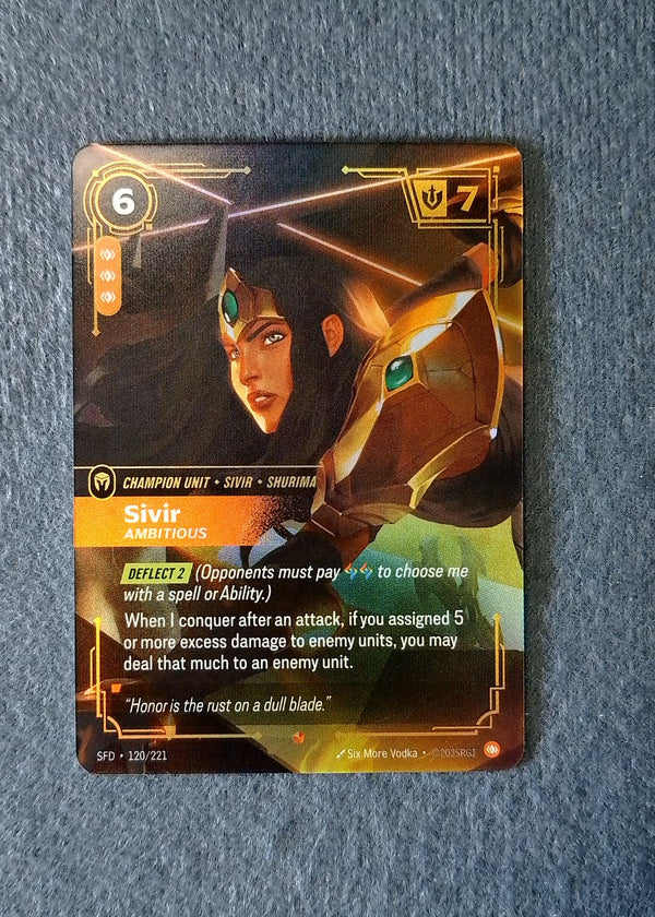 120 Sivir - Ambitious Spiritforged Epic NM