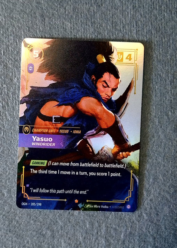 205 Yasuo - Windrider Origins Epic NM
