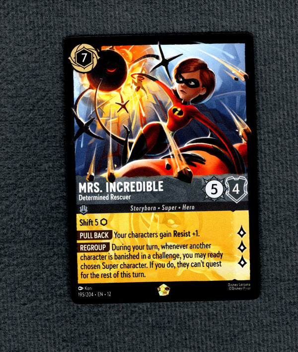 195 Mrs. Incredible - Determined Rescuer Wilds Unknown Legendary NM