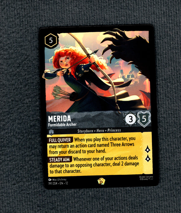 191 Merida - Formidable Archer Wilds Unknown Legendary NM